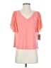 CeCe Pink Short Sleeve Top Size XS - photo 1