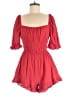 Blue Rain Hearts Red Romper Size M - photo 1