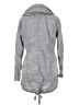 Blanc Noir 100% Cotton Gray Raincoat Size S - photo 2