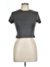 Shein Gray Short Sleeve Turtleneck Size L - photo 1
