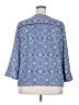Fever Blue 3/4 Sleeve Blouse Size XXL - photo 2