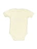 Assorted Brands 100% Organic Cotton Ivory Short Sleeve Onesie Size 3-6 mo - photo 2