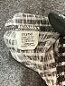 David Cline Stripes Silver Long Sleeve Blouse Size M - photo 8