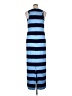 Donna Morgan Stripes Blue Casual Dress Size 14 - photo 2