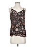 Ann Taylor 100% Polyester Brown Sleeveless Top Size S - photo 1