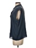 Vince. 100% Polyester Blue Sleeveless Blouse Size S - photo 5