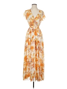 chinese dress ladies Kate and Lily Long Sleeve Yellow Floral Dress  RefindStyle