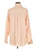 Be Cool 100% Rayon Orange Long Sleeve Button-Down Shirt Size Med - Lg - photo 2