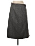 AKRIS Chevron-herringbone Solid Gray Formal Skirt Size 4 - photo 1