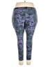 Catherines Print Purple Active Pants Size 3X - photo 2