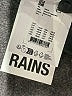 Rains 100% Polyester Black Windbreaker Size S - photo 6