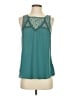 Maurices 100% Polyester Teal Tank Top Size S - photo 1
