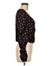 Topshop 100% Polyester Black Long Sleeve Blouse Size 8 - photo 4