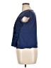 Hannah 100% Cotton Blue Short Sleeve Top Size XL - photo 5