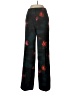 Lela Rose 100% Polyester Print Black Blue Casual Pants Size 10 - photo 1