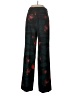 Lela Rose 100% Polyester Print Black Blue Casual Pants Size 10 - photo 2
