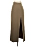 Zara Solid Brown Tan Formal Skirt Size XS - photo 1