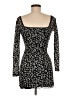 Into 100% Nylon Animal Print Black Casual Dress Size 8 - photo 2