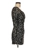 Into 100% Nylon Animal Print Black Casual Dress Size 8 - photo 4