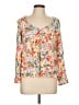 Old Navy 100% Rayon Orange 3/4 Sleeve Blouse Size L - photo 1