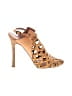 Derek Lam Tan Orange Heels Size EU 39 1/2 - photo 1