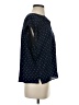 Intermix 100% Polyester Polka Dots Blue Short Sleeve Blouse Size S (estimated) - photo 4