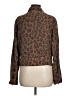Blank NYC 100% Lyocell Animal Print Brown Long Sleeve Blouse Size M - photo 2