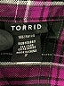 Torrid Plaid Purple Long Sleeve Button-Down Shirt Size 2X Plus (2) - photo 7