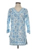 Gretchen Scott Designs Blue 3/4 Sleeve Blouse Size XS - photo 1