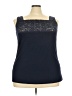 Cj Banks Blue Sleeveless Blouse Size 3X - photo 1