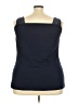 Cj Banks Blue Sleeveless Blouse Size 3X - photo 2