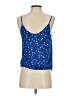 Sienna Sky 100% Polyester Blue Sleeveless Blouse Size S - photo 2
