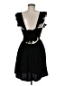 Unbranded 100% Polyester Solid Black Cocktail Dress Size M - photo 2