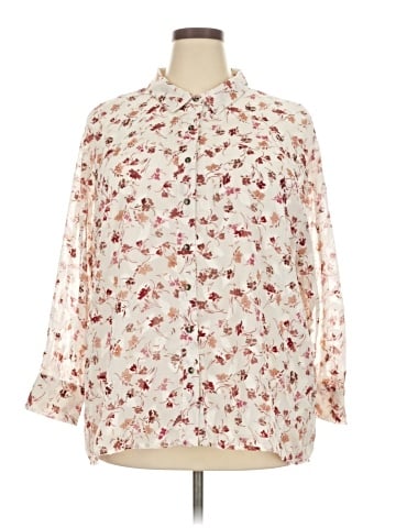 Fred David 3/4 Sleeve Blouse (view 1)