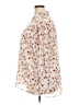 Fred David 100% Polyester Floral Ivory 3/4 Sleeve Blouse Size 2X - photo 5