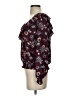 MELLODAY Burgundy Long Sleeve Blouse Size S - photo 5