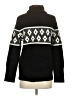 Bogner Argyle Black Wool Pullover Sweater Size 4 - photo 2
