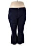 New Directions Solid Blue Active Pants Size 24 waist - photo 1
