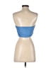 Shein Blue Tube Top Size 6 - photo 2