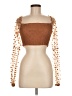 Unbranded Brown 3/4 Sleeve Blouse Size M - photo 1