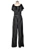 Assorted Brands Stripes Black Jumpsuit Size XS (estimated) - photo 2