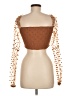 Unbranded Brown 3/4 Sleeve Blouse Size M - photo 2