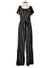 Assorted Brands Stripes Black Jumpsuit Size XS (estimated) - photo 1