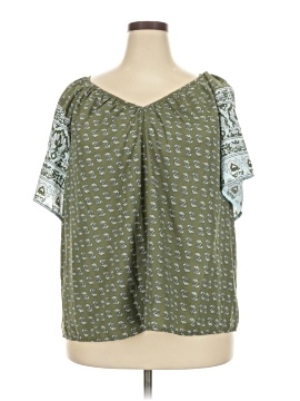 Lane Bryant Short Sleeve Blouse