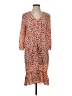 CAbi 100% Polyester Animal Print Brown Casual Dress Size S - photo 1