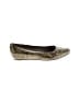 Loeffler Randall Animal Print Gold Green Flats Size 8 1/2 - photo 1