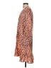 CAbi 100% Polyester Animal Print Brown Casual Dress Size S - photo 5