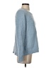 Copper Key 100% Polyester Solid Blue Pullover Sweater Size S - photo 4