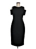 Calvin Klein Solid Black Cocktail Dress Size 8 - photo 1