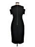 Calvin Klein Solid Black Cocktail Dress Size 8 - photo 2